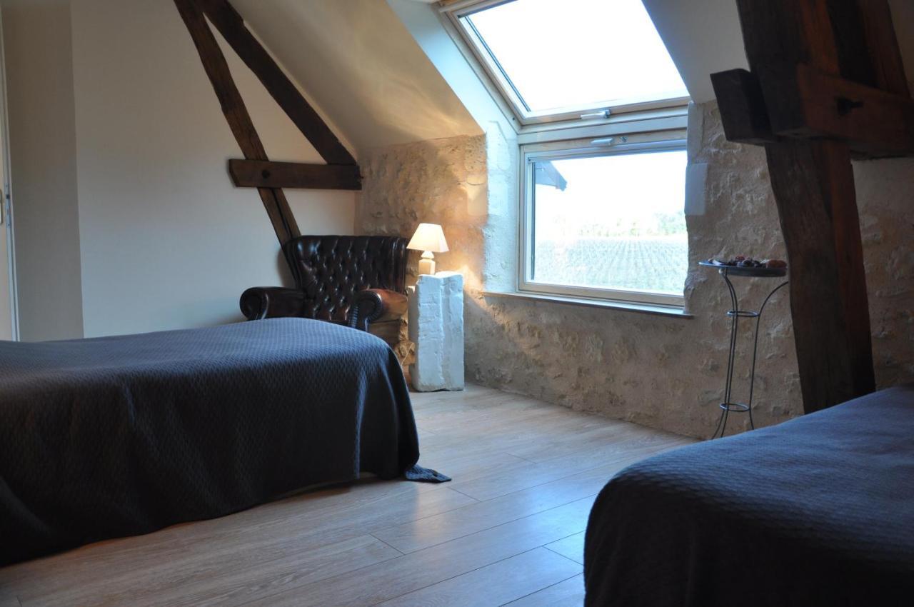 Les Pierres D'Aurele Chambres D'Hotes Saint-Georges-sur-Cher Szoba fotó